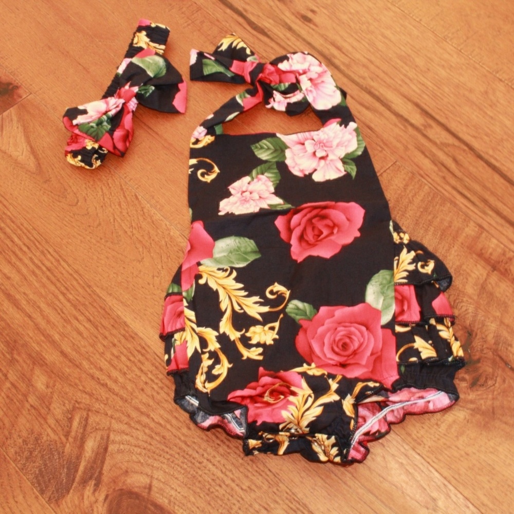 Baby girl romper - Picture 2 of 3